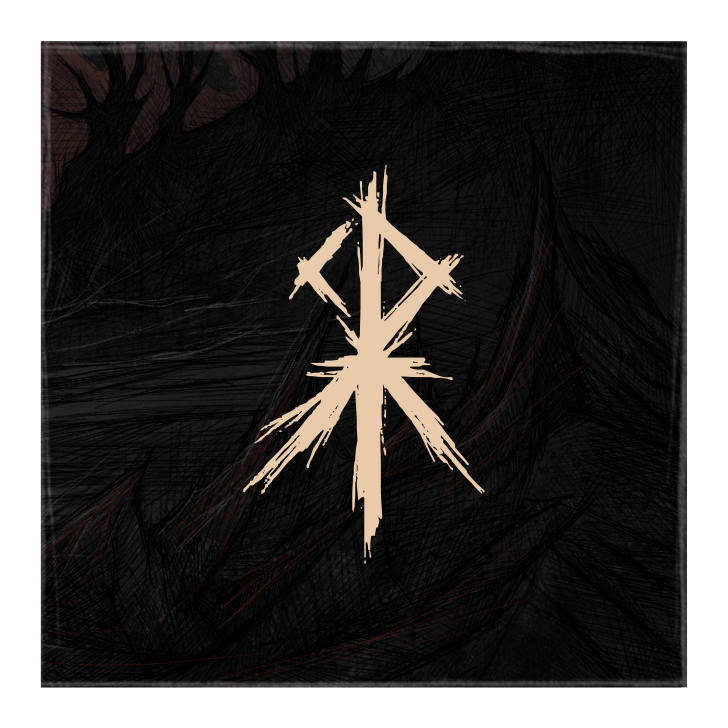 Das Logo-Symbol von Roots of unrest, welches aus einem urnenartigen Gebilde besteht, das an den Buchstaben "R" erinnert